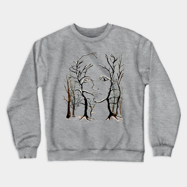 Emily Dickinson Crewneck Sweatshirt by Bowl of Surreal